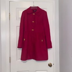 DKNY hot pink coat